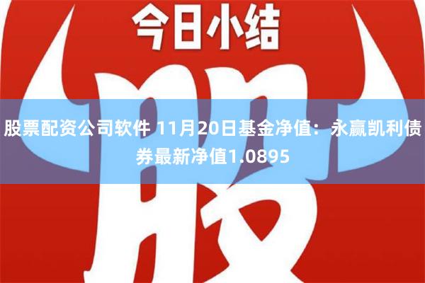 股票配资公司软件 11月20日基金净值：永赢凯利债券最新净值1.0895